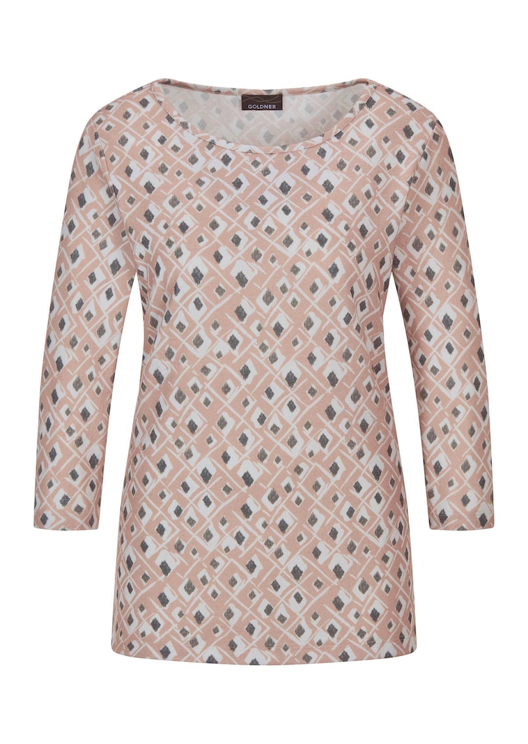 Druckshirt aus flauschigem Jersey