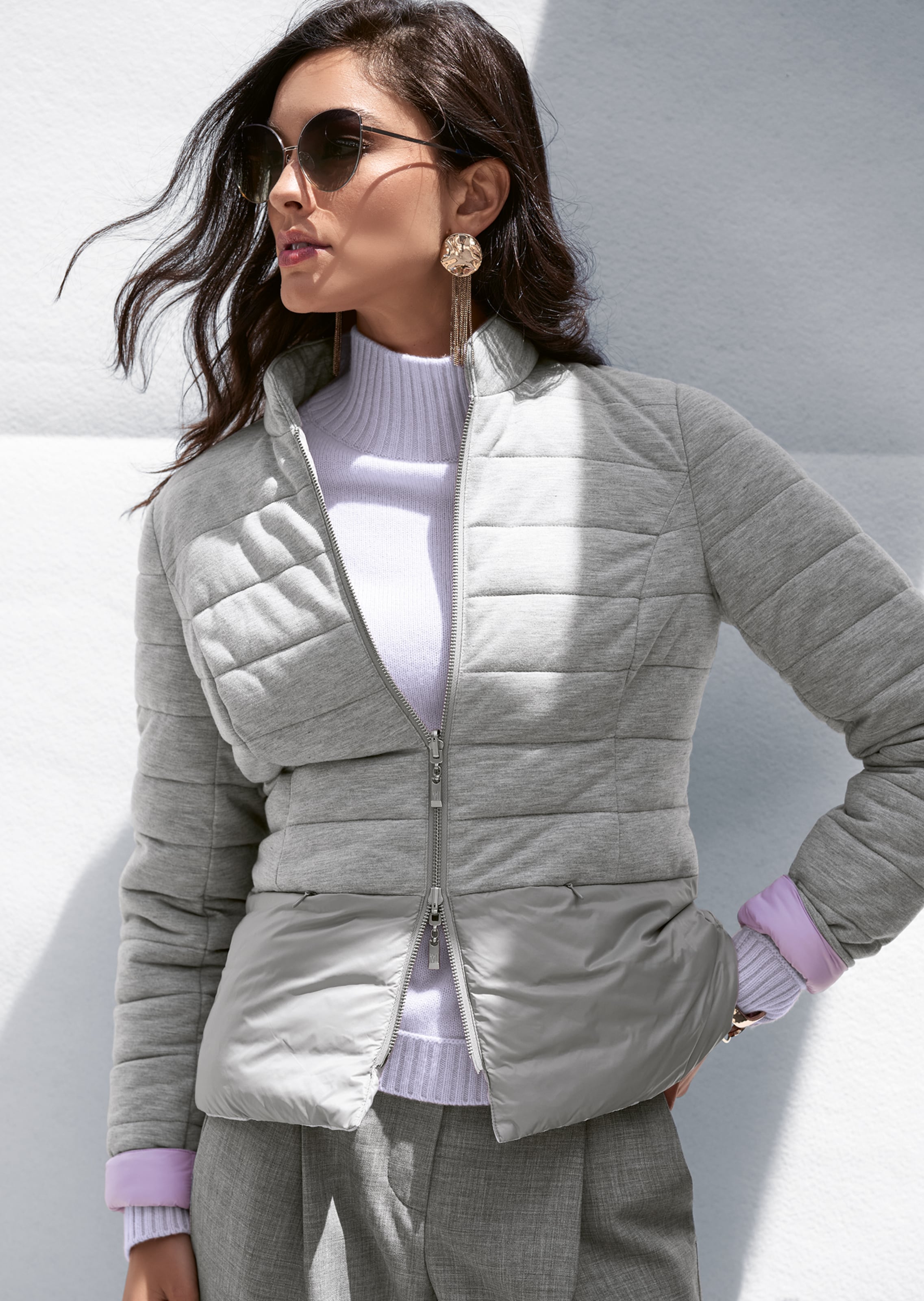 Wattierte Steppjacke zum Wenden
