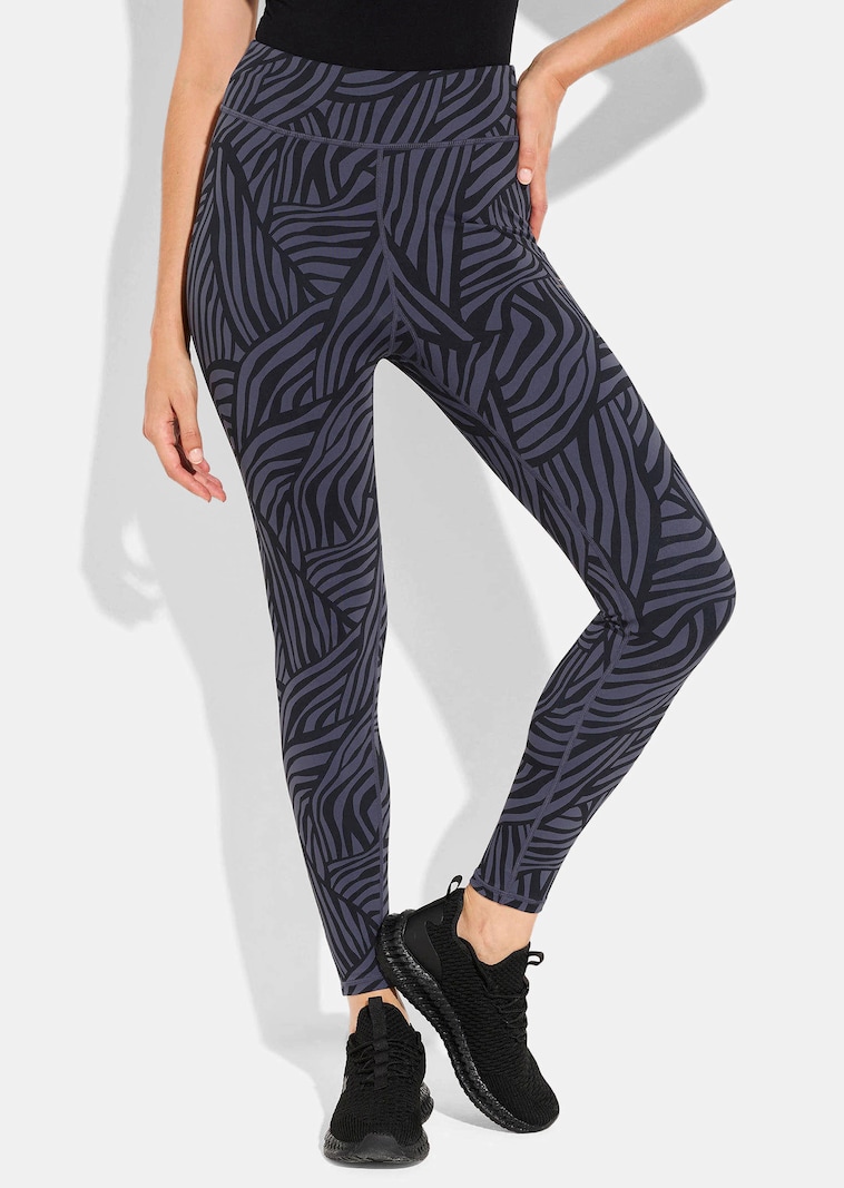 Leggings mit hohem Bund und modischem Druck
