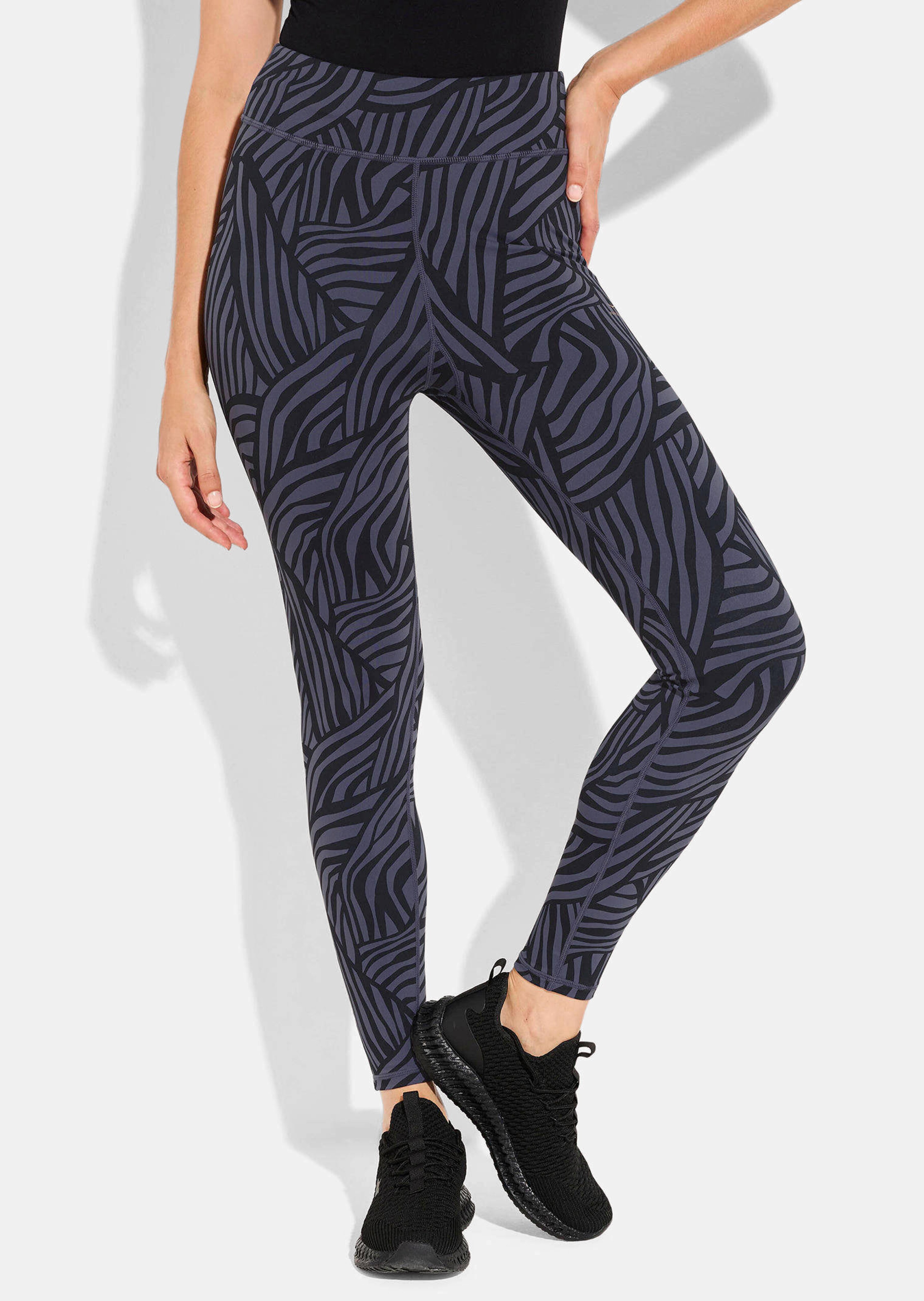 Leggings mit hohem Bund und modischem Druck