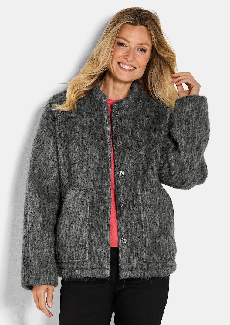 Veste laineuse, aspect fourrure
