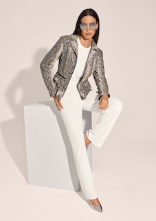 Lederjacke mit Schlangenmuster thumbnail 5