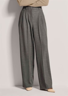 Weite Bundfaltenhose mit Bügelfalten thumbnail 2