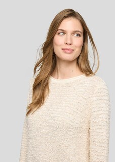 Strickpullover mit Effekt-Bändchengarn thumbnail 4