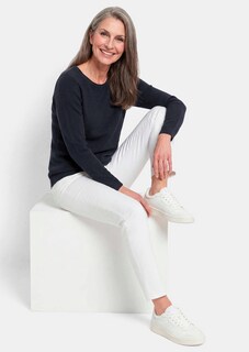 Feiner Strickpullover mit U-Boot-Ausschnitt thumbnail 4