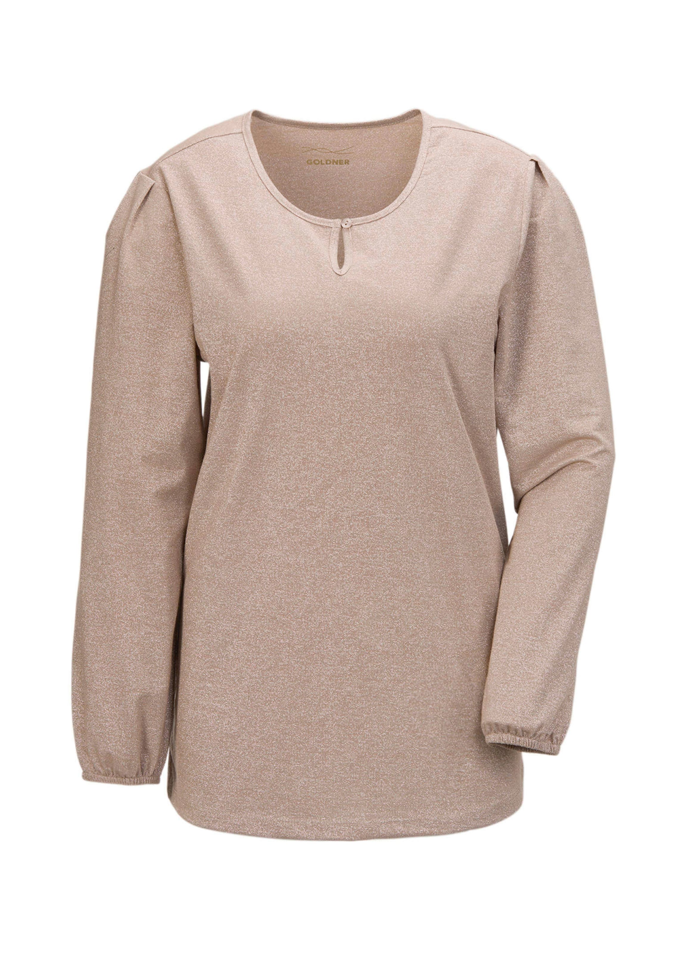 Besonderes T-Shirt mit metallisiertem Effektgarn