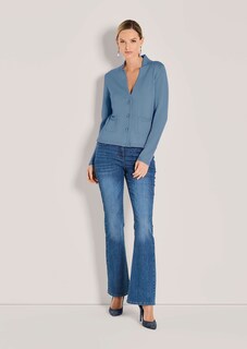 Blazer en maille. Pur coton thumbnail 3