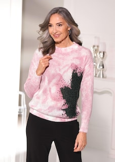 Pull avec imprimé et paillettes thumbnail 7