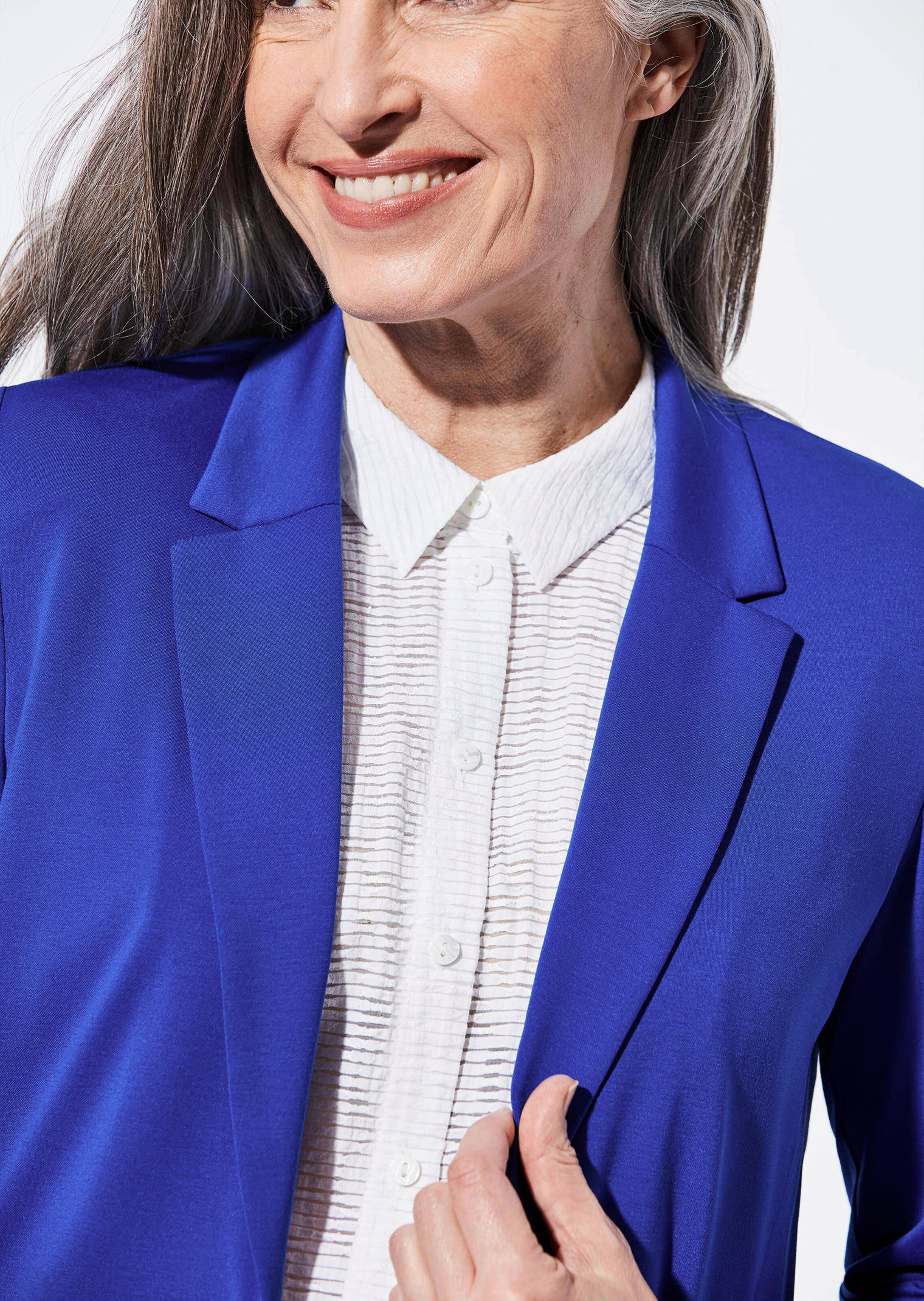 Lichte jersey blazer met uitstekende bewegingsvrijheid thumbnail 5