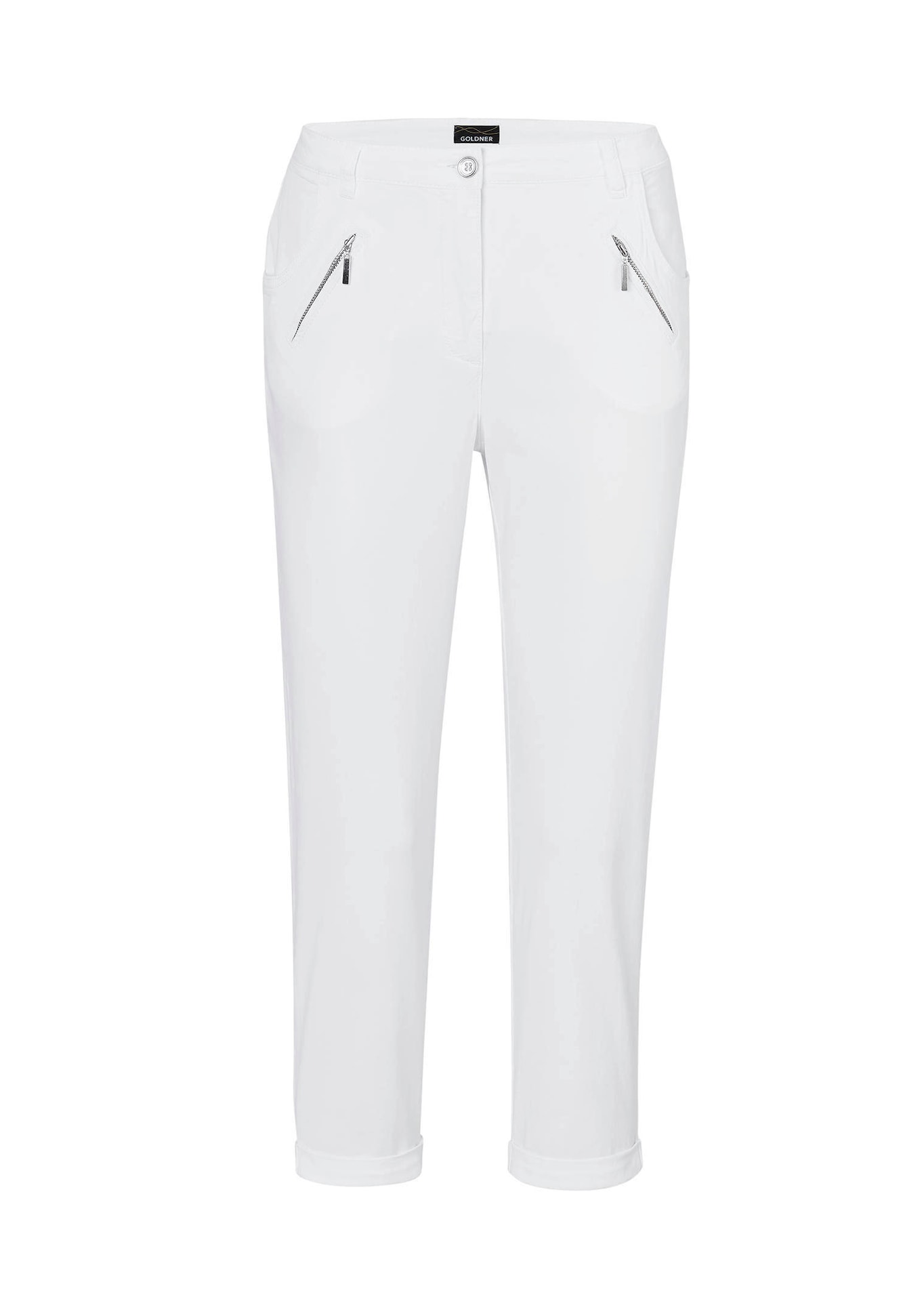 Pantalon chino LOUISA ultra-doux, en longueur cheville