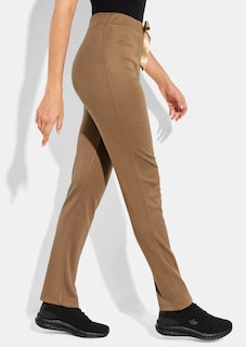Jersey broek in tricotlook thumbnail 3