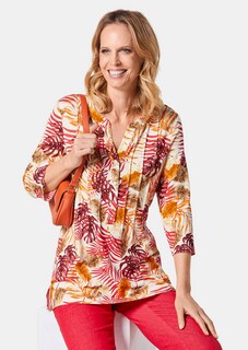 Figurschmeichelndes Drucktunika-Shirt thumbnail 4