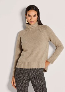 Rollkragen-Pullover in modischer Kurzform thumbnail 2