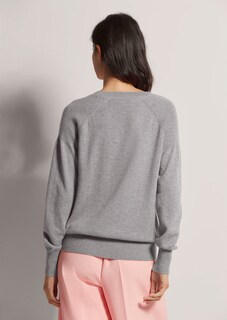 Kaschmir-Pullover mit Rippdetails thumbnail 4