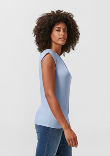 Shirt mit Flügelärmeln und Faltendetail thumbnail 5