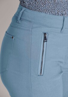 Skinny fit trousers with zip pockets thumbnail 5