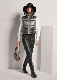 Gilet matelassé court style métallisé thumbnail 5