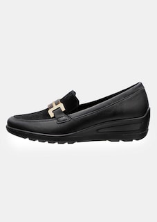 Leder-Slipper mit Zierschnalle thumbnail 6