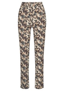 Pantalon LOUISA effet jean avec motif de feuilles thumbnail 6
