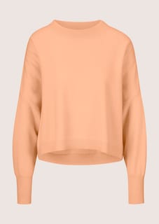 Kurzer Oversize-Pullover mit Kaschmir thumbnail 6