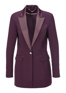 Dinner jacket blazer with satin lapels thumbnail 2