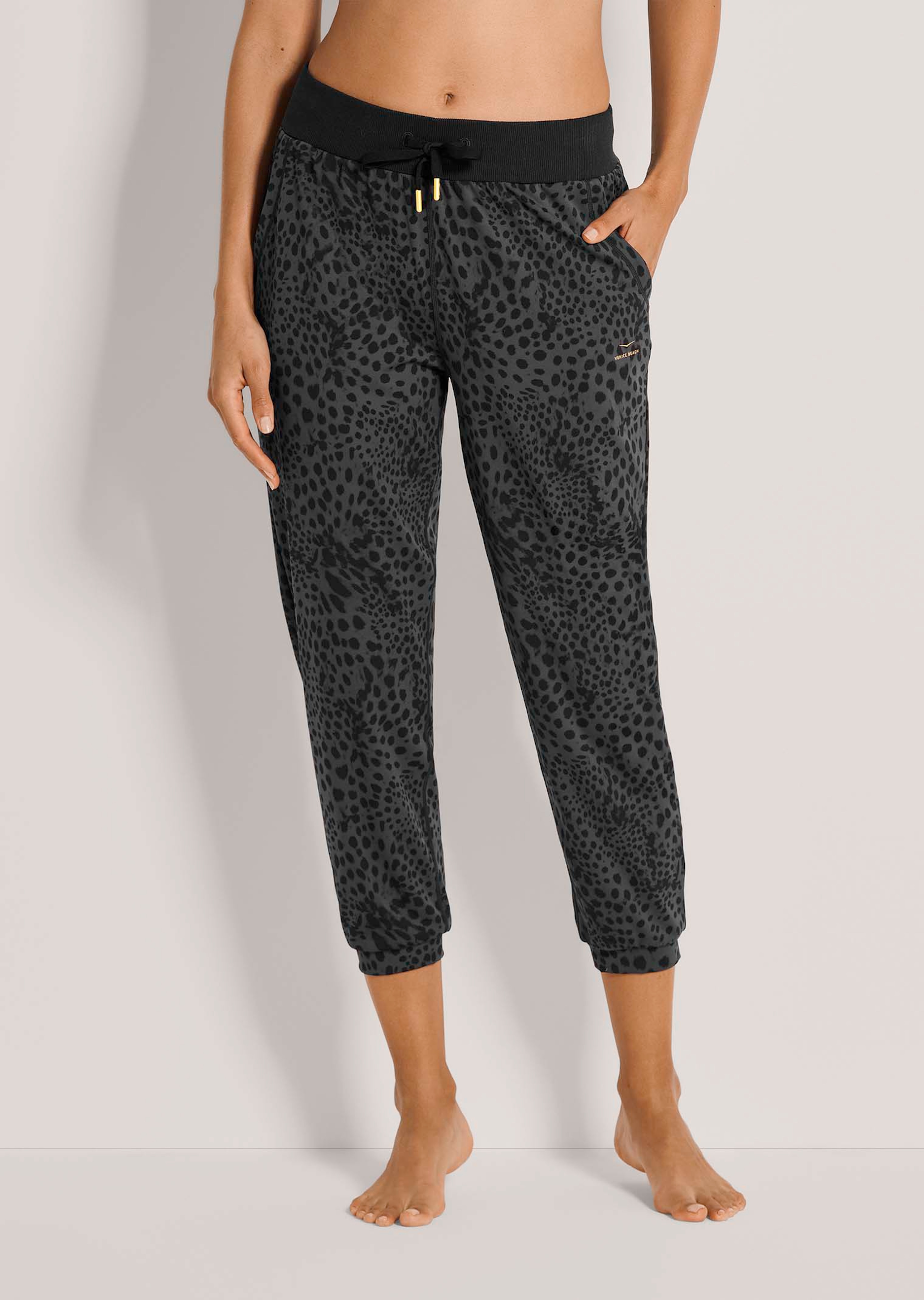 Vrijetijdsbroek met animalprint
