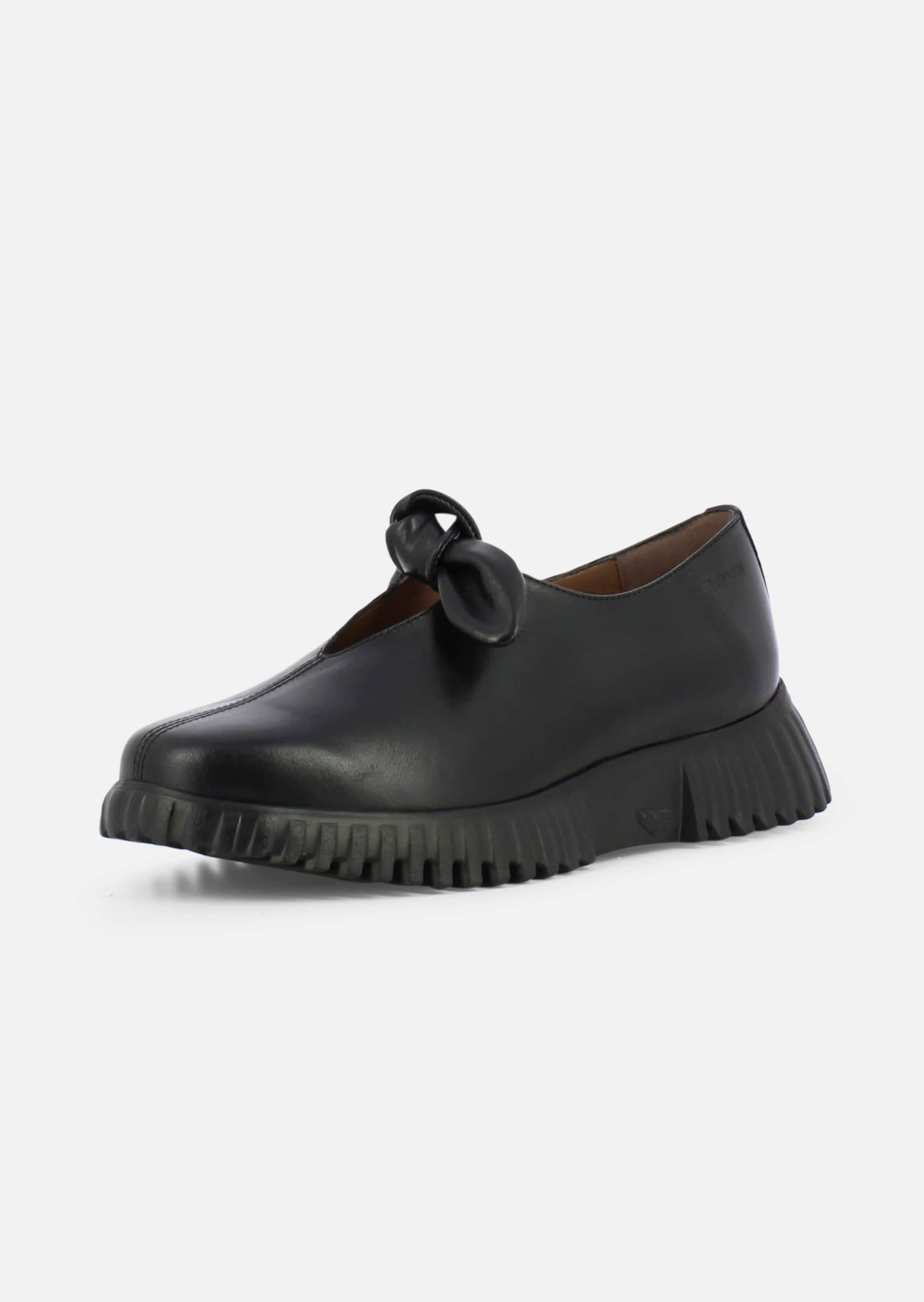Mocassins en cuir avec nœud décoratif