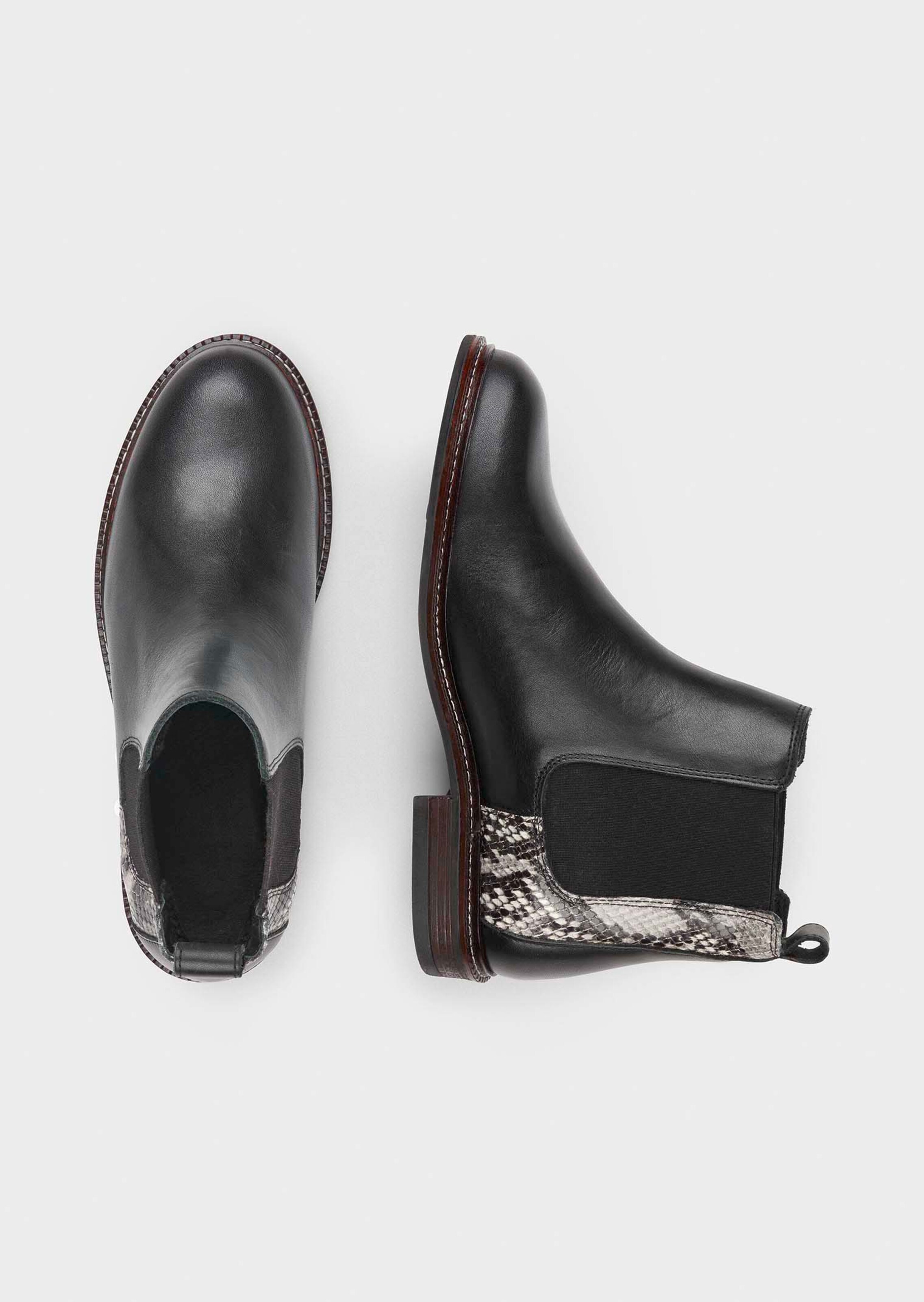 Chelsea-boots in slangenlook thumbnail 2