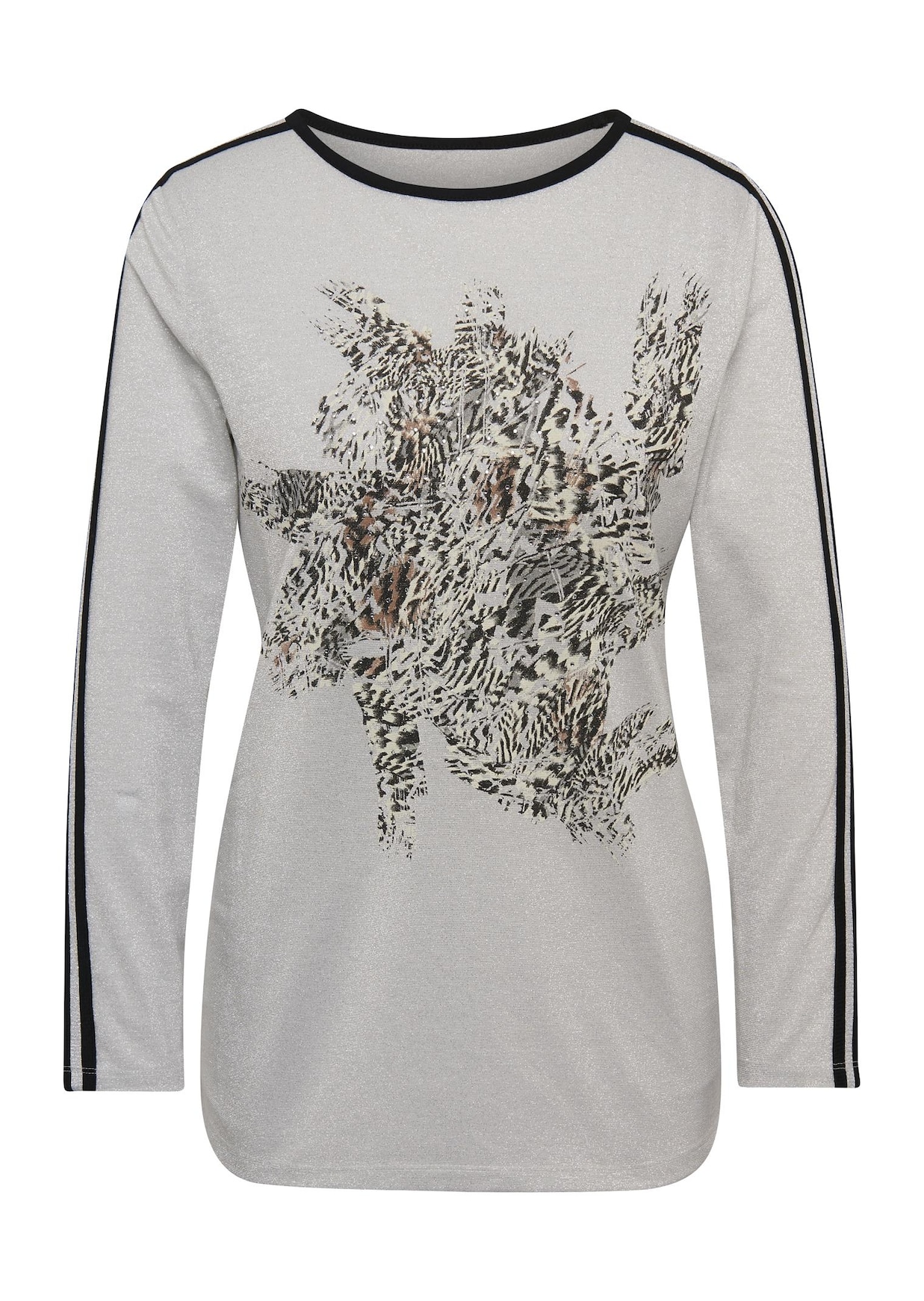 Shirt mit funkelnden Glitzersteinchen