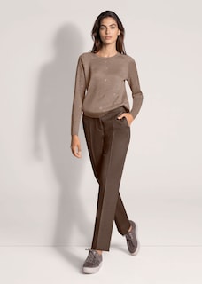 Pullover mit dezenter Blütenverzierung thumbnail 3