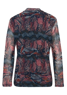 T-shirt imprimé à manches transparentes thumbnail 4