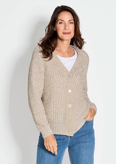 Cardigan en maille ruban multicolore thumbnail 1