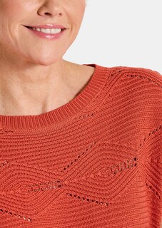 Strickpullover mit Rautenmuster thumbnail 5