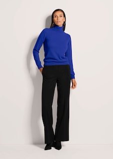 Cashmere roll neck jumper thumbnail 3