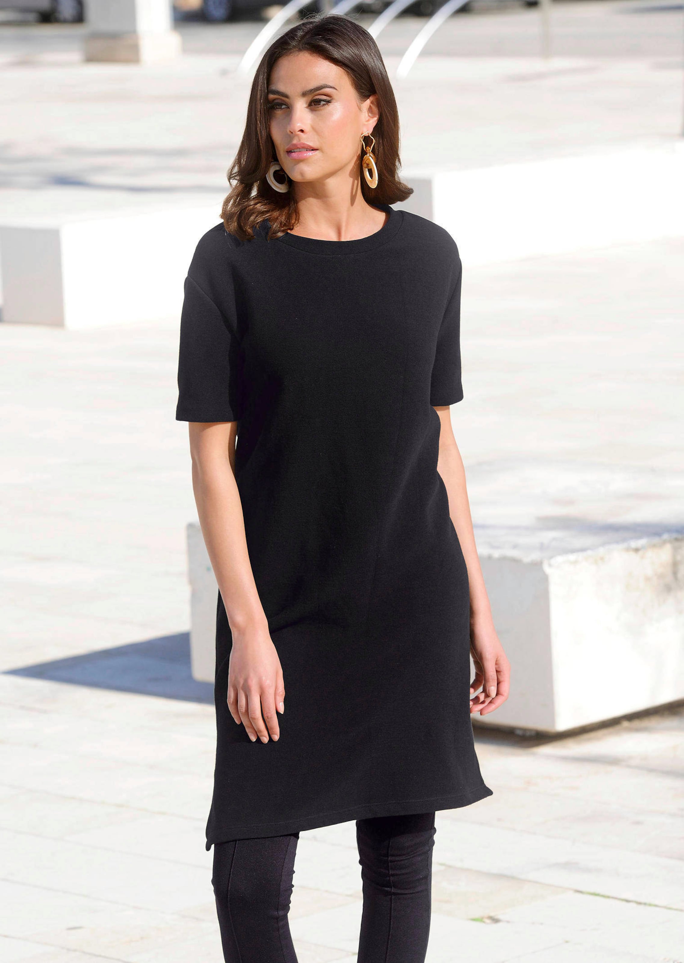 Jerseykleid in Tshirtform