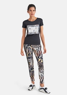 Jogg-Pants mit abstraktem Animalprint thumbnail 3