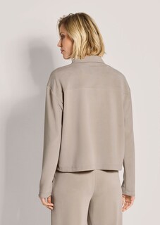 Oversize Hemdbluse mit aufgesetzten Taschen thumbnail 4