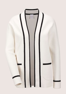 Lange Strickjacke ohne Verschluss thumbnail 7
