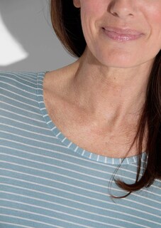 Jersey-Shirt mit Streifenmuster thumbnail 3