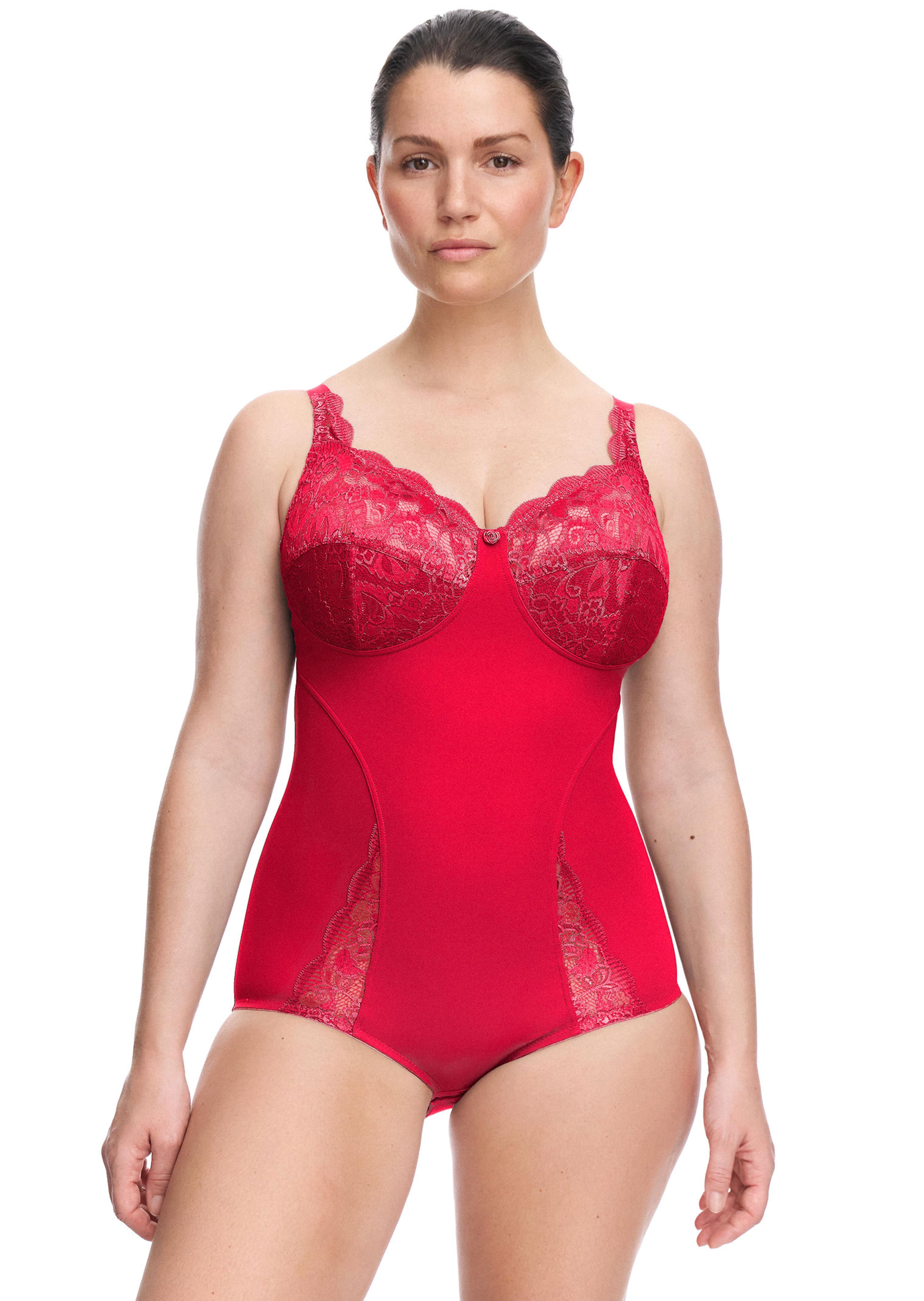 Body zonder beugels, met kant bij de cups