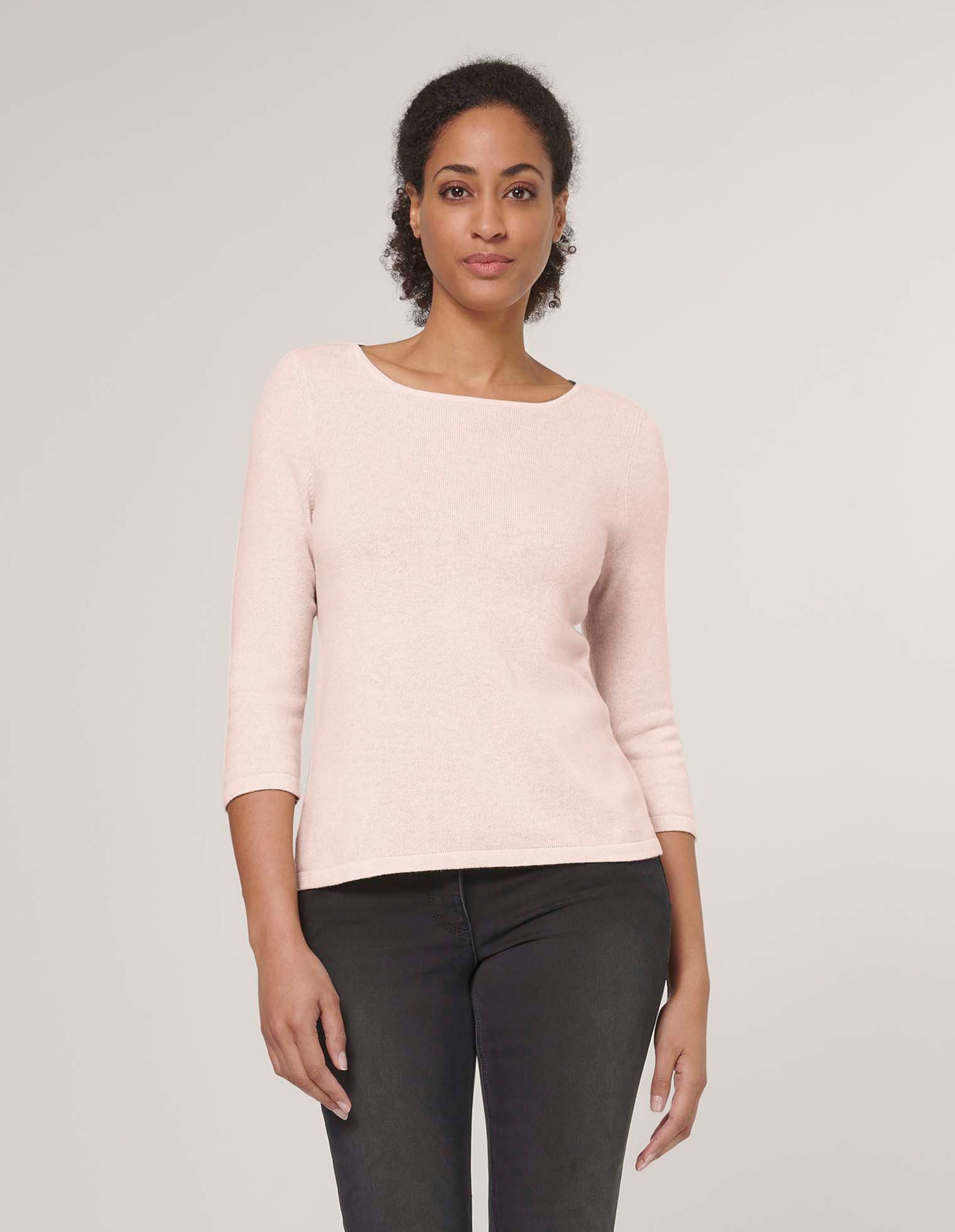 Pull en cachemire avec encolure bateau
