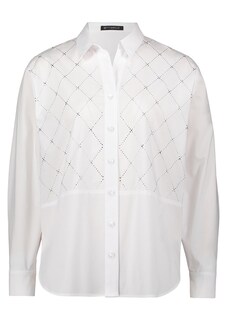 Lange overhemdblouse met glittersteentjes thumbnail 6