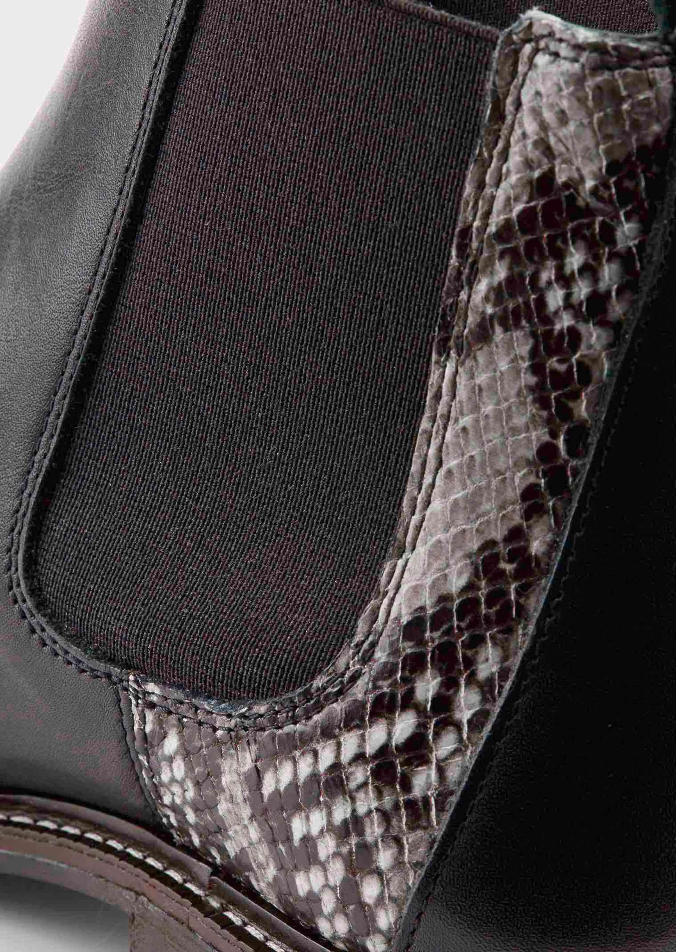 Chelsea-boots in slangenlook thumbnail 3