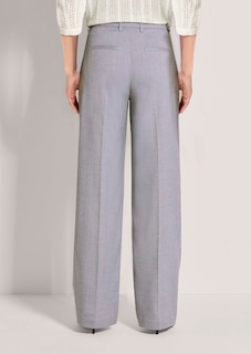 Pantalon à chevrons ample à pinces thumbnail 4