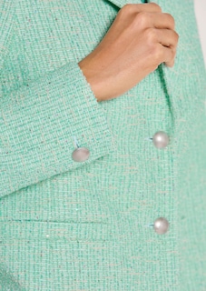 Jerseyblazer in Tweed-Optik mit Pailletten thumbnail 6