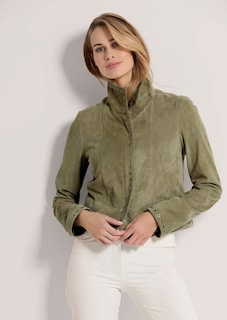 Jacke aus Ziegenvelours-Leder thumbnail 2