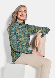 Jersey-Shirt mit Paisley-Muster thumbnail 4