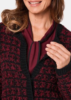 Schicker Strickcardigan mit Glanzgarnen thumbnail 5