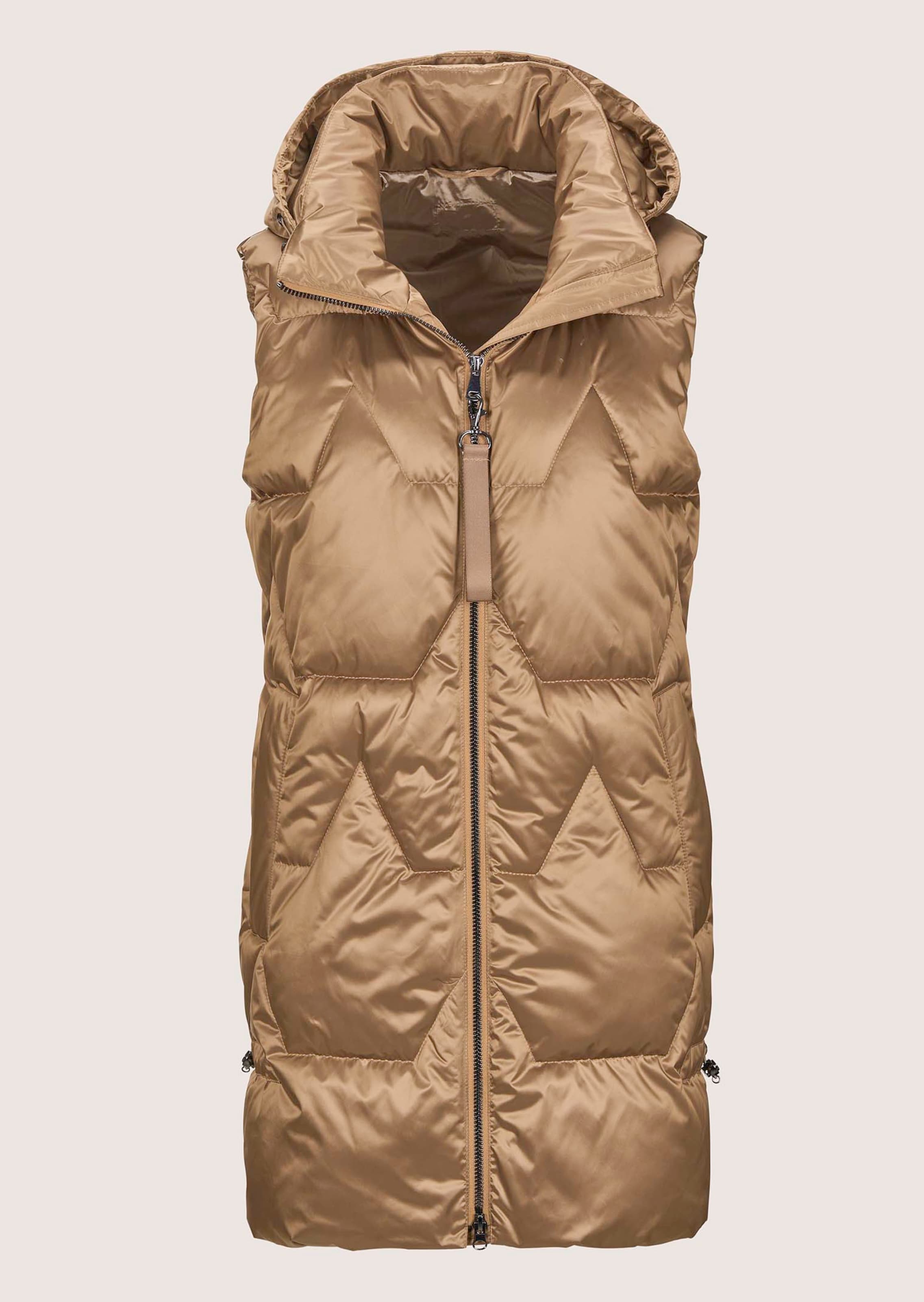 Winterwarm wattierte Longweste