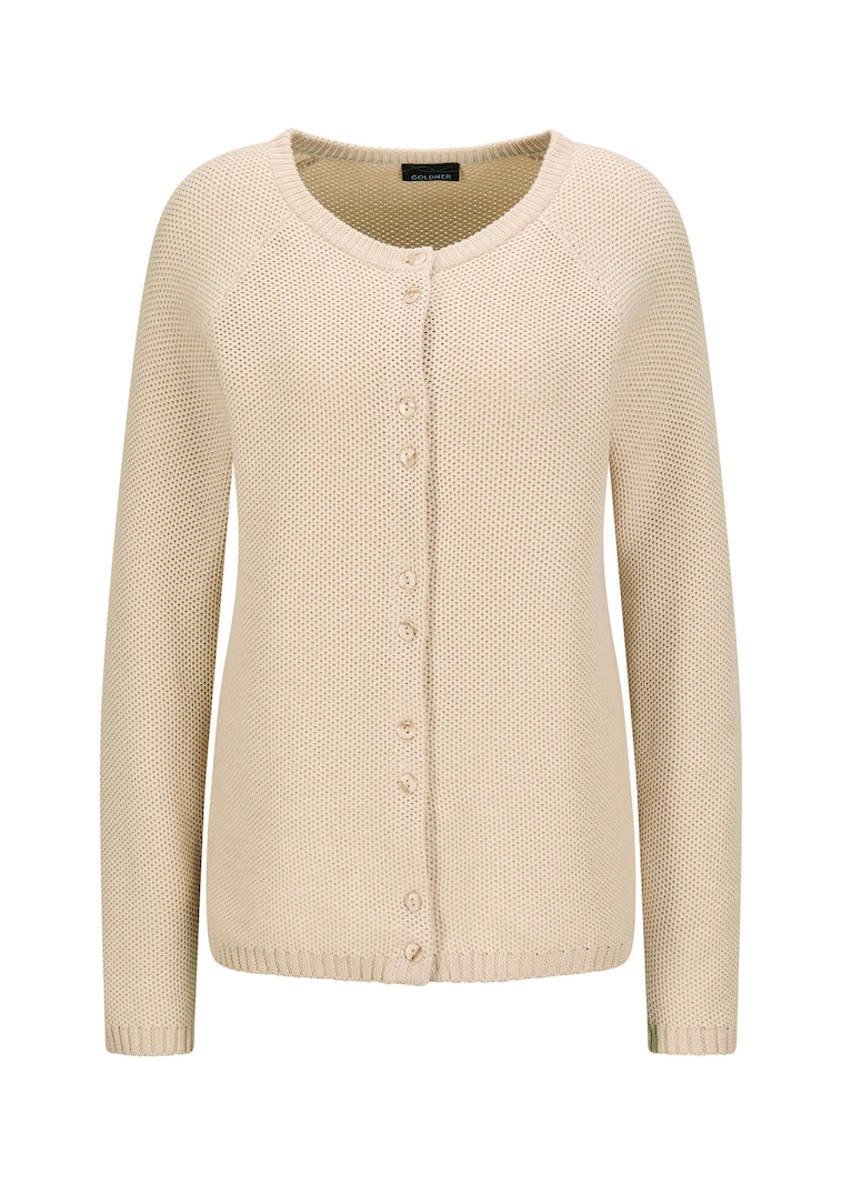 Strickjacke aus reiner Baumwolle